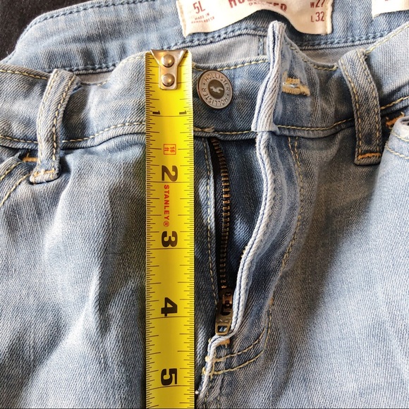 Light Wash Low Rise Ripped Skinny Jeans - Picture 4 of 7